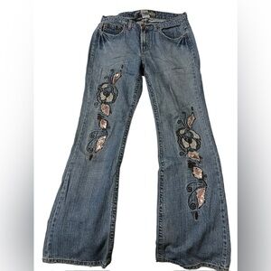 Vintage Z. Cavaricci Embroidered Bootcut Jeans